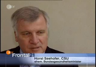ZDF - Horst Seehofer zum Thema Pharmalobby
